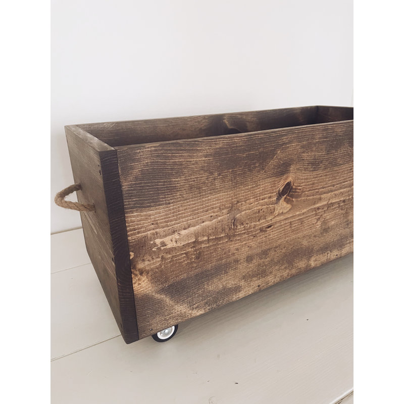 Gracie Oaks Addielynn Yes Solid Wood Toy Box & Reviews Wayfair